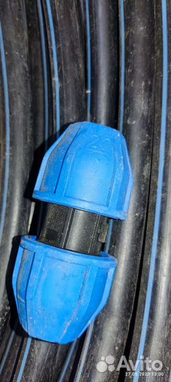 20 труба полипропилен чёрная