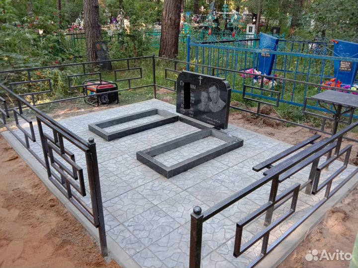 Благоустройство захоронений. Памятники