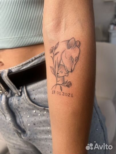 Модель на тату