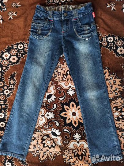 Джинсы на девочку р. 128