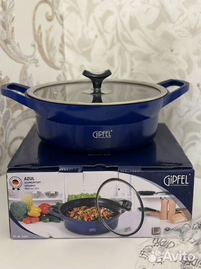 Кастрюля-сотейник Gipfel Azul 26 см/3,7л