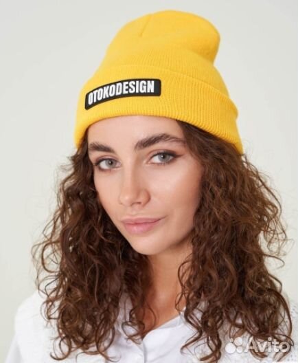 Шапка зима женская / Теплая с отворотом / новая