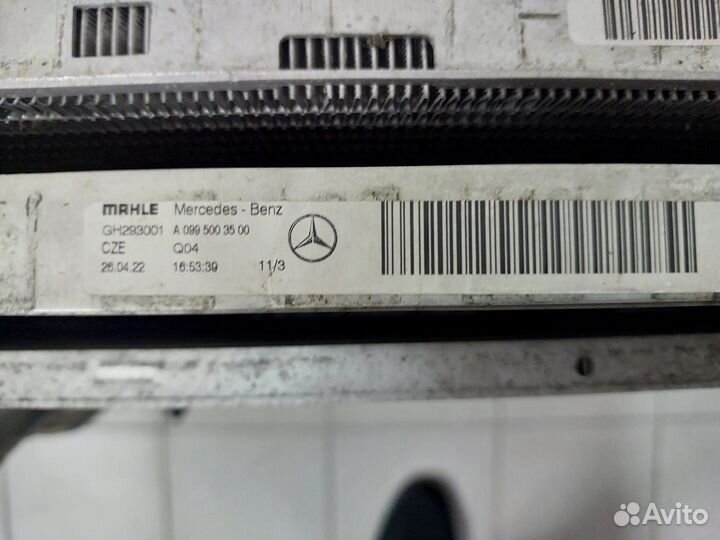 Кассета радиаторов Mercedes Benz W447