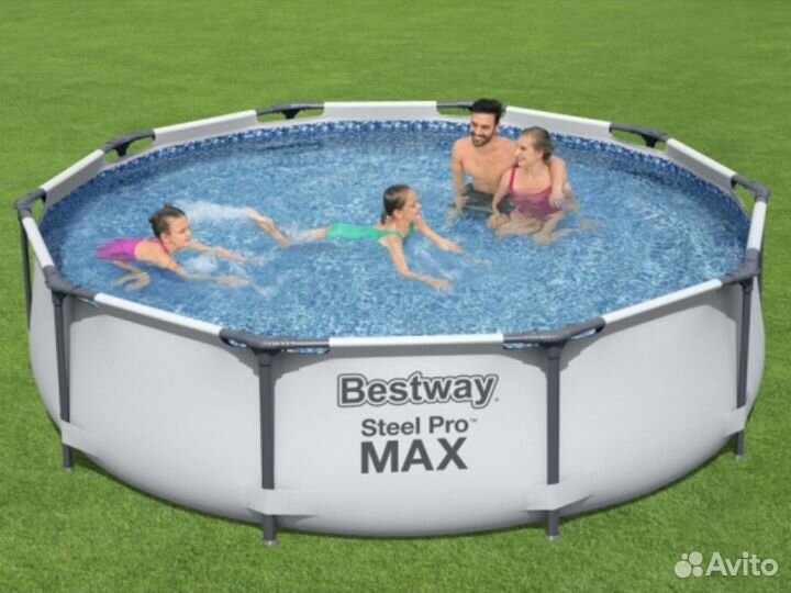Бассейн каркасный 305х76 см Stell Pro Max Bestway