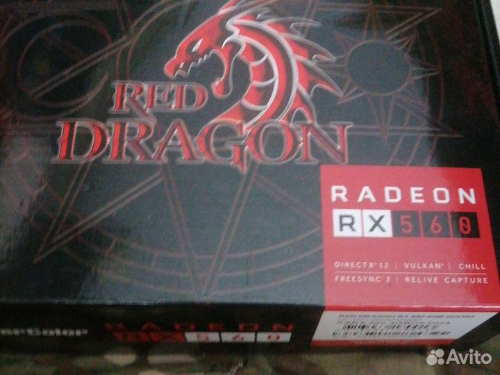 Видеокарта amd radeon rx560 4gb power color