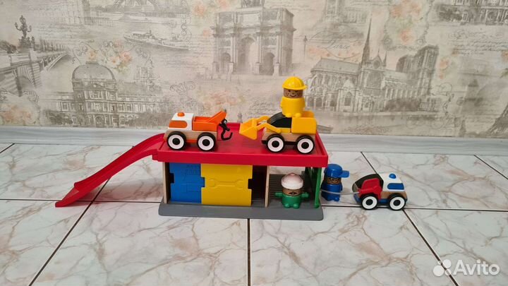 Гараж парковка с машинками Икеа IKEA Lillabo