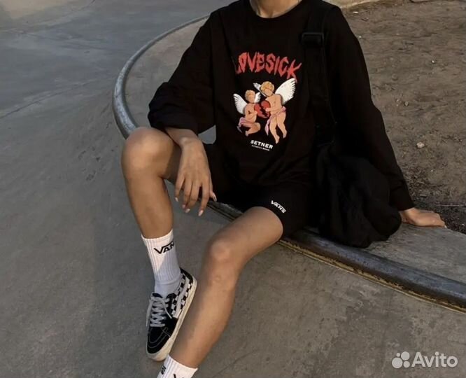 Лонгслив оверсайз