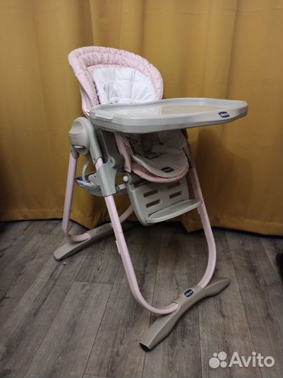 Стул Chicco Polly Magic 2в1 Италия в идеале 0+