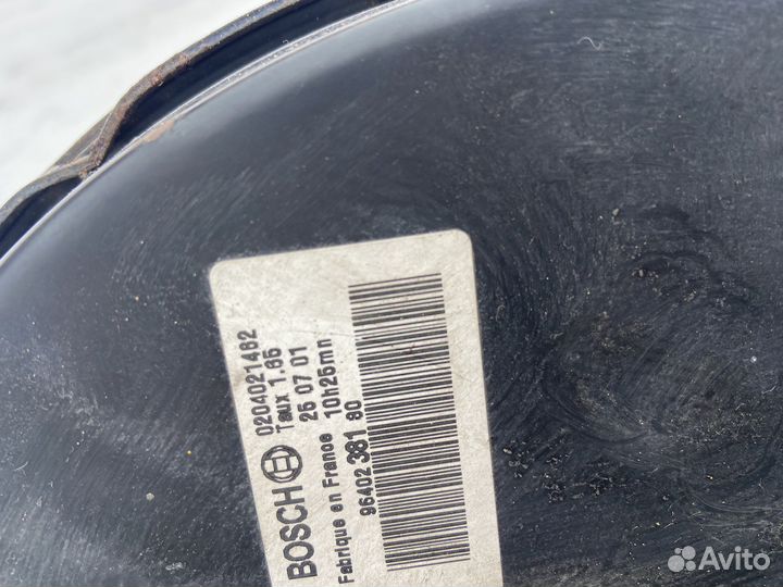 Вакуумный усилитель тормозов peugeot 607