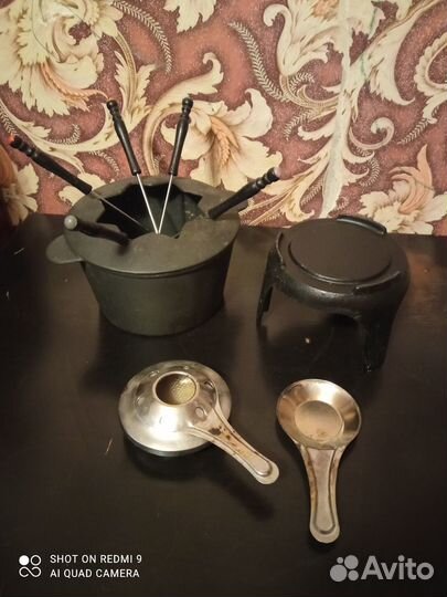 Набор для фондю (чугун)