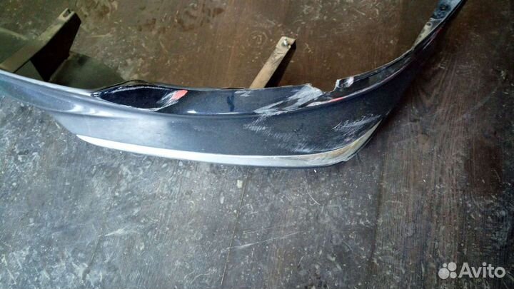 Нижняя губа под передний бампер Ленд Крузер 200