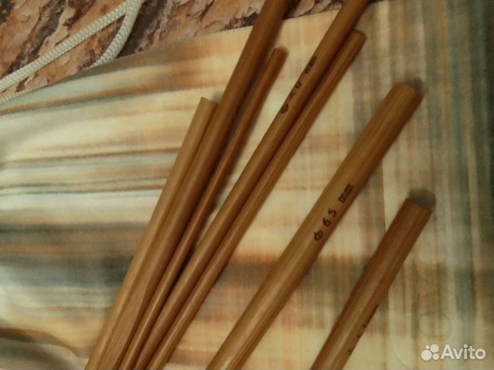 Набор бамбуковых крючков для вязания