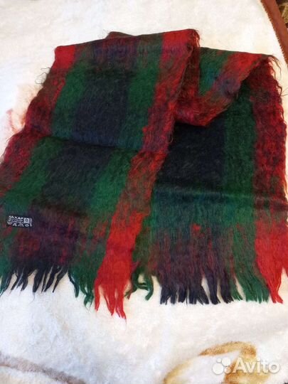 Мужской шарф махеровый