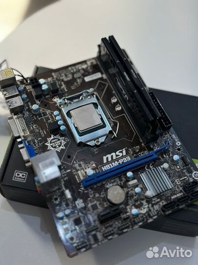 Связка MSI LGA1150 H81 + Core i5-4570 + 16G DDR3