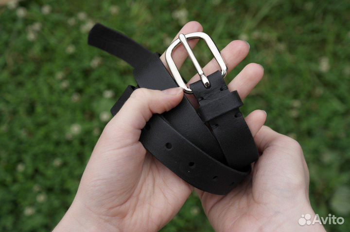 Ремень женский кожаный ручная работа