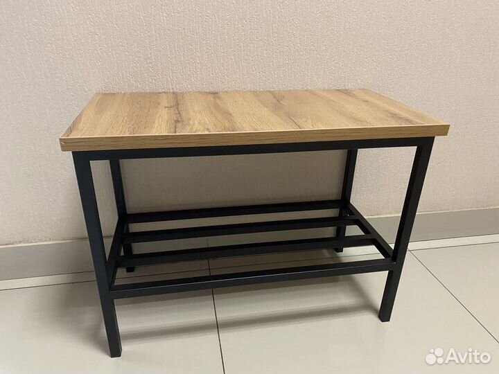 Обувница банкетка в прихожую для обуви Лофт