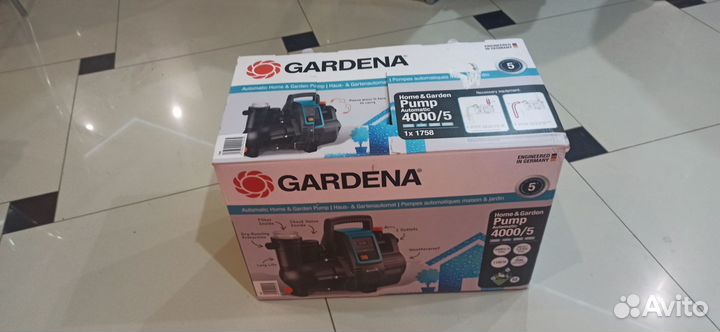 Напорный автоматический насос Gardena 4000/5 E