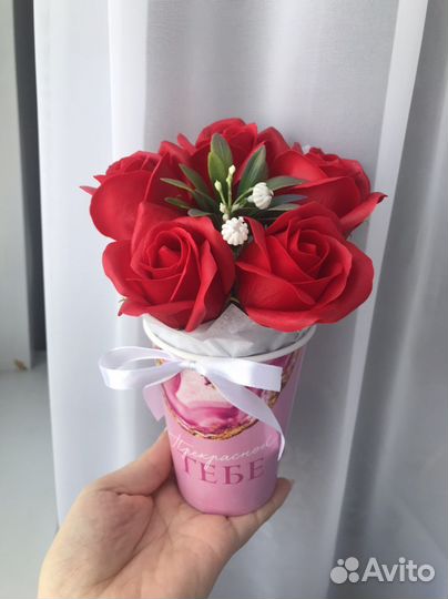 Мыльные розы цветы