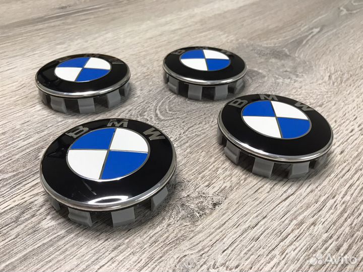 Заглушки на диски BMW 68 mm