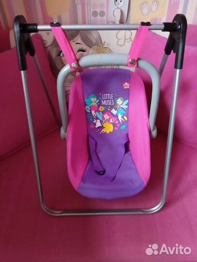 Коляска для кукол demi star 2 в 1