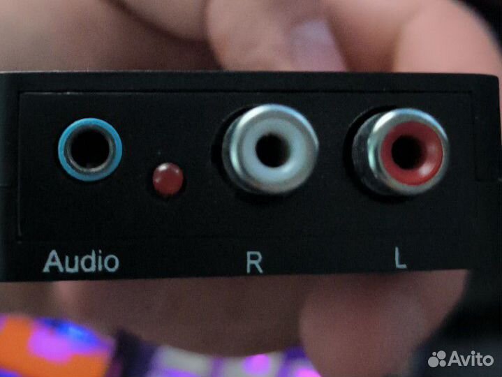 Переходник оптика на тюльпан и 3,5