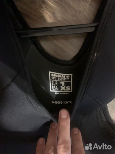 Гидрокостюм для подводной охоты 7 мм