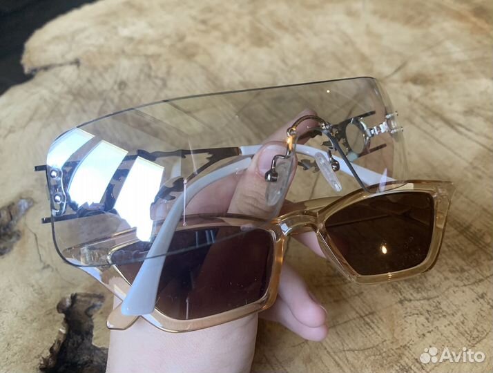 Солнцезащитные очки трендовые женские y2k