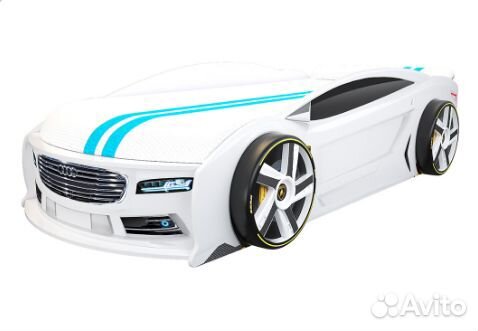 Детская кровать машина