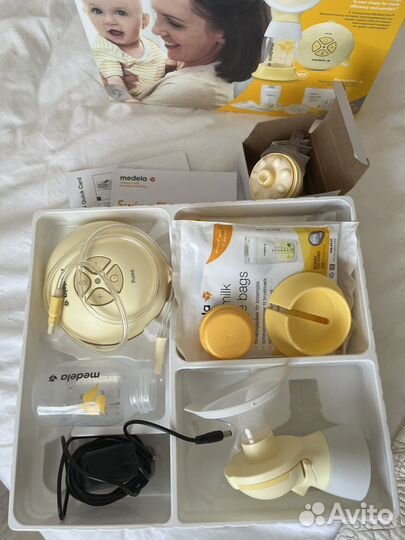 Молокоотсос medela swing flex электрический