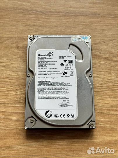 Жесткий диск HDD 250GB