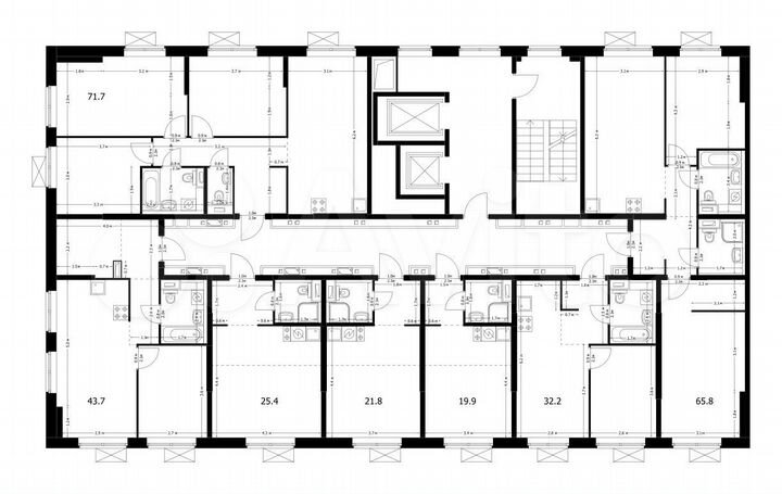 Квартира-студия, 25,4 м², 8/14 эт.
