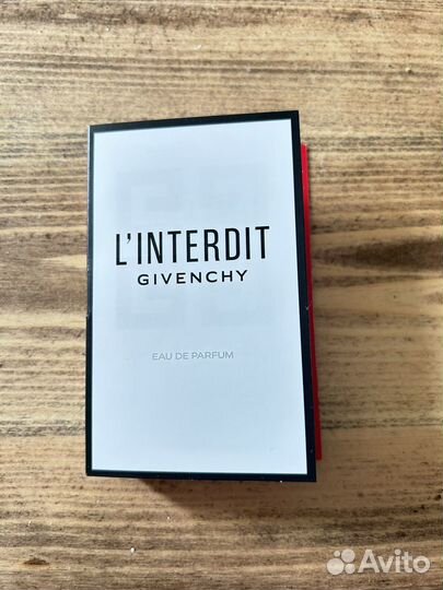 Пробники парфюмерии givenchy