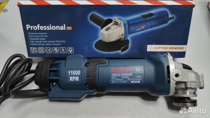 Ушм болгарка bosch 1100w с регулировкой оборотов