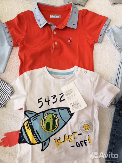 Вещи пакетом на мальчика 86 92