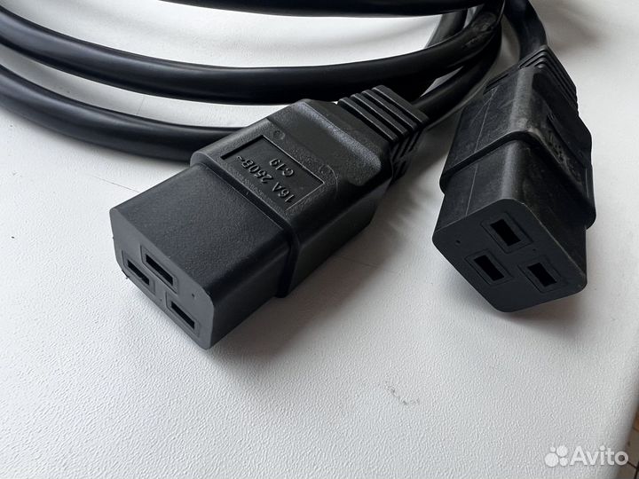 Кабель питания C13 C19 на асик