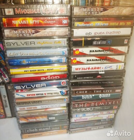 Аудиокассеты новые запечатанные