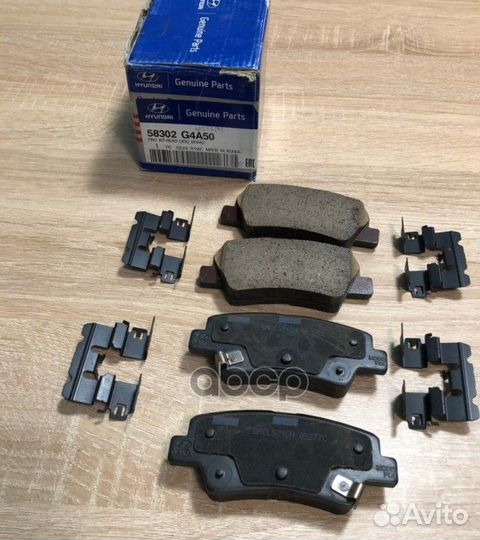 Колодка торм.задняя ceedcd GDI (к-т) диск. 583