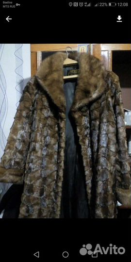 Шуба норковая