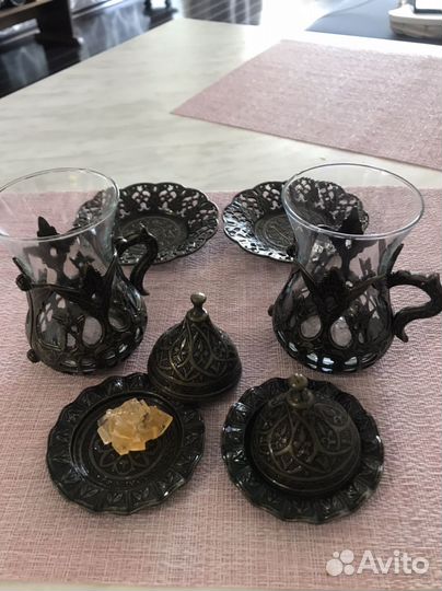 Набор турецких стаканов для чая армуду