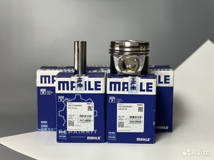 Комплект поршней mahle 0305802 0305902 Volswagen