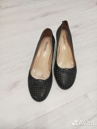 Туфли женские из Эконики, р. 38, кожа