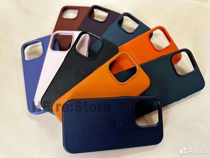 Чехол leather case iPhone 14 pro/ 14 pro max