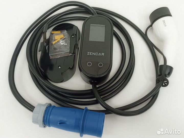 Зарядное устройство zencar Type2/32Ас кабелем 5м