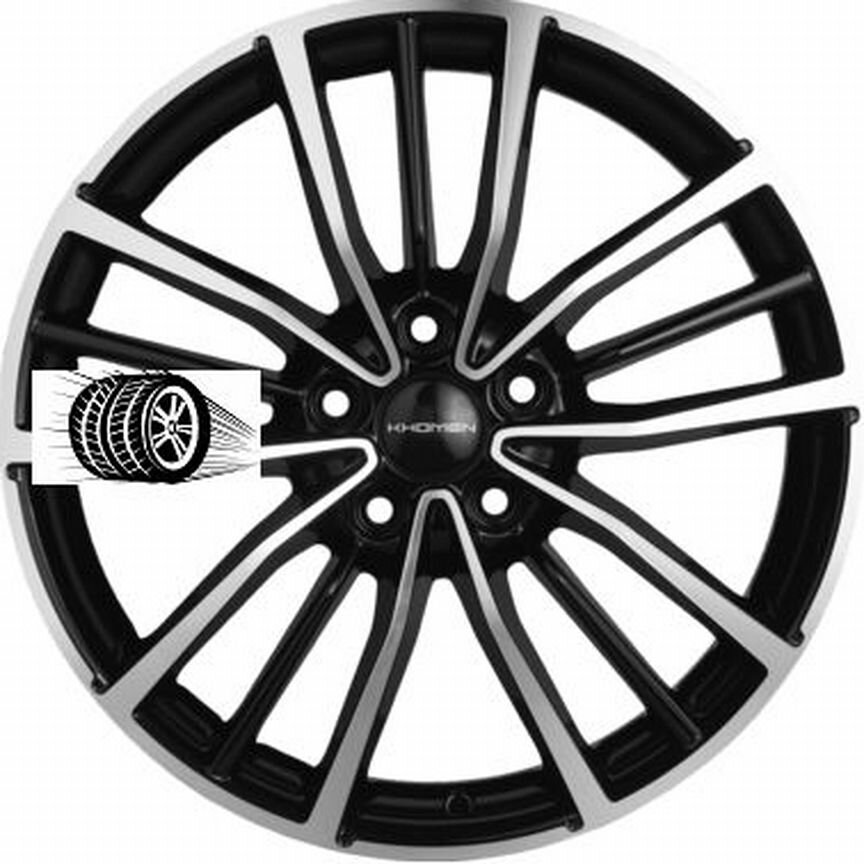 Литые диски Khomen Wheels 7×R18 5×114.3