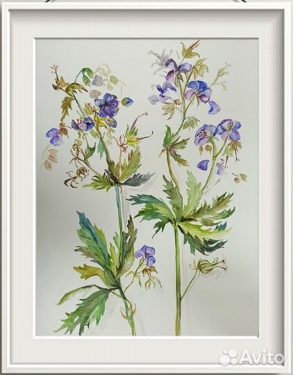 Картины акварелью и гуашью