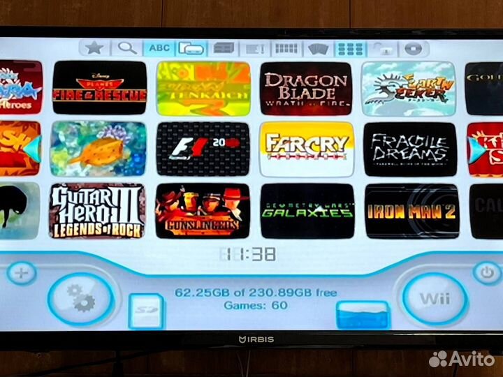 Nintendo Wii 256 GB Прошитый. Много игр бесплатно