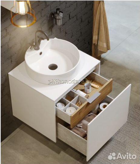 Aqwella Mobi MOB0106BS Подвесная тумба под раковину 60