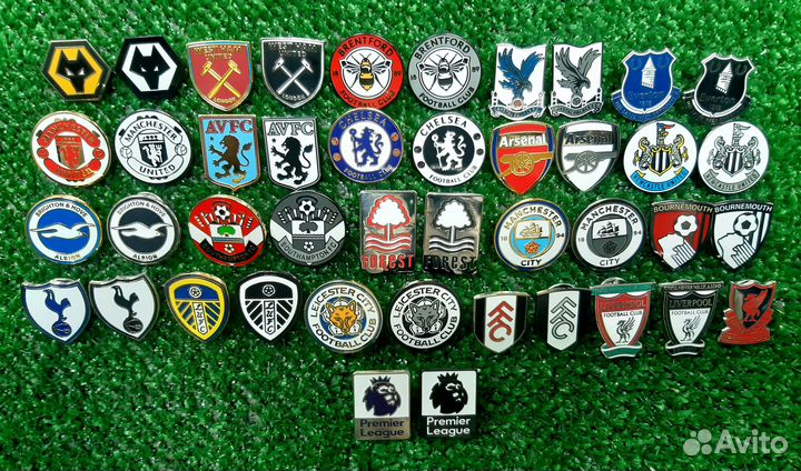 Значки футбольных клубов Англии