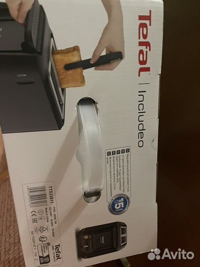 Тостер Tefal с щипцами Includeo TT533811
