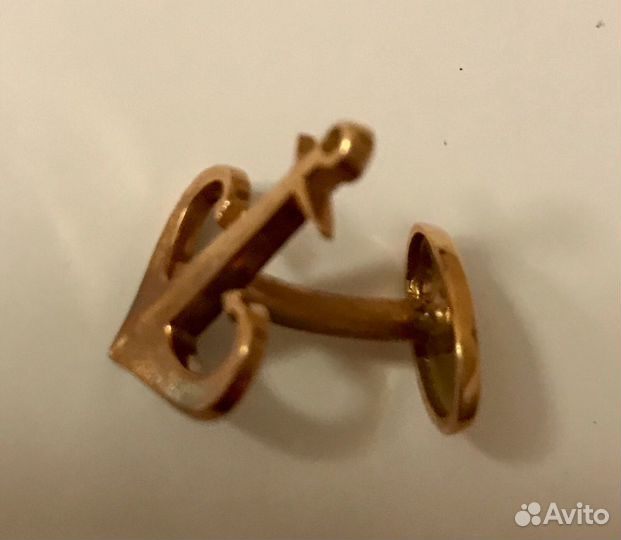 Запонки мужские «Якорь»